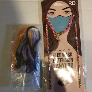 5 piece face mask lanyards